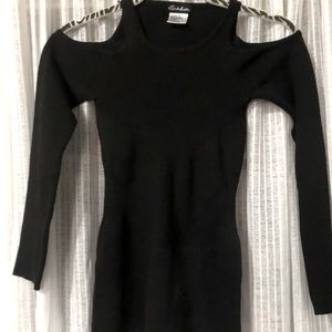Seduction Shoulder Cut Off Long Sleeve